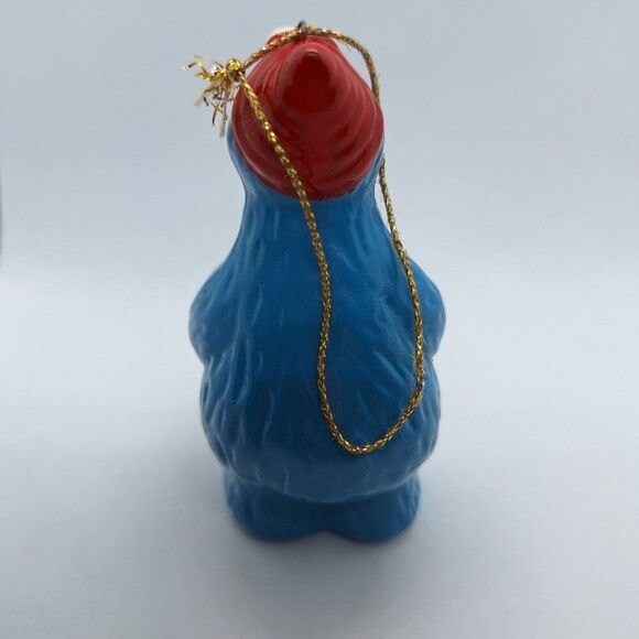 Vintage Sesame Street Cookie Monster Toymaker Ceramic Christmas Ornament - Picture 4 of 7